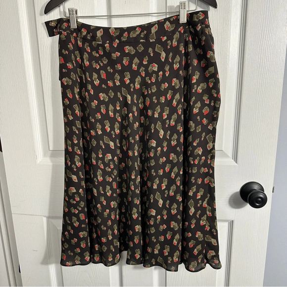 Jones New York Petite 100% silk skirt, 12P, flowy, feminine, breezy - Picture 1 of 10
